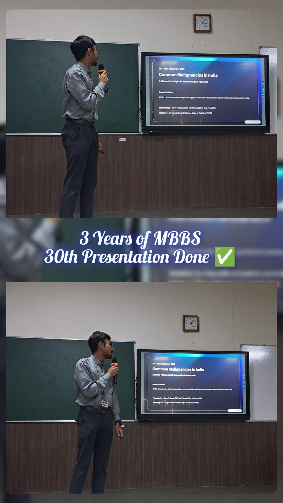 30 Presentations Milestone